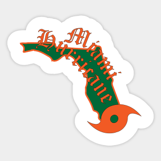 Hurricanes Old Style Sticker